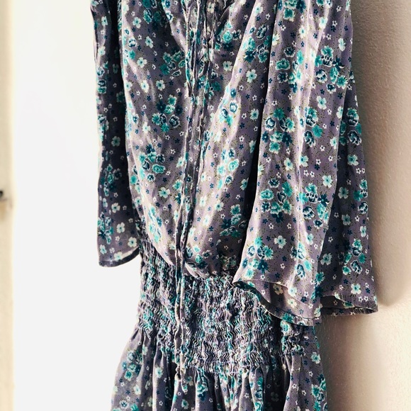 Blue floral dress - Picture 3 of 4